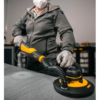 Ponceuse à bras compact LEROS-S 950CV 225 mm exc. 5.0 mm + Housse Mirka