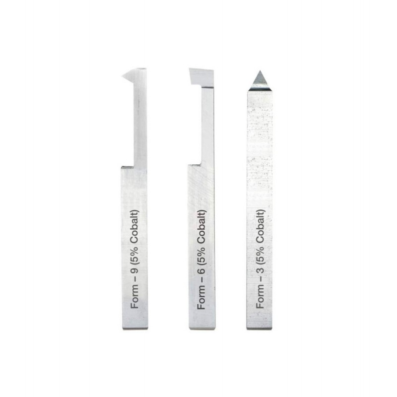 Jeu d'outils de filetage 3pcs pour tour à métaux Proxxon