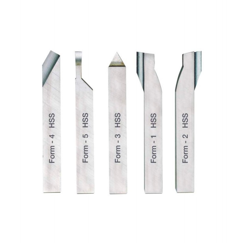 HSS-Drehwerkzeugsatz 5tlg. für Metalldrehmaschine Proxxon