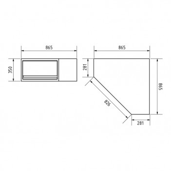 Eckhochschrank Mobilio 3964-25 Kraftwerk