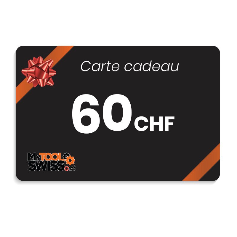 Carte cadeau MyToolSwiss | 60 CHF