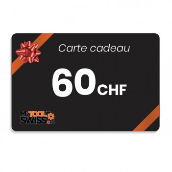 Carte cadeau MyToolSwiss | 60 CHF