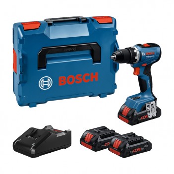 Bohrschrauber GSR 18V-65 + 3 x 4Ah ProCore Akku und Ladegerät Bosch