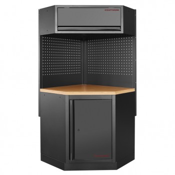 Werkstattmöbel Set Eckschrank Mobilio schwarz 3964K-BLK-011 Kraftwerk