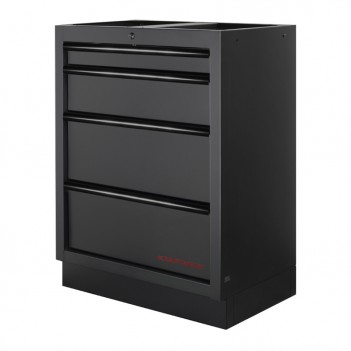 Mobilier d'atelier 5 éléments Mobilio noir 3964K-BLK-015 Kraftwerk