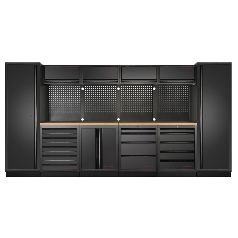 Mobilier d'atelier 6 éléments Mobilio noir 3964F-BLK Kraftwerk