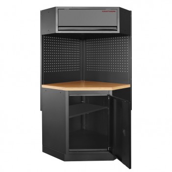 Mobilier d'atelier en angle 4 éléments Mobilio noir 3964N-BLK Kraftwerk