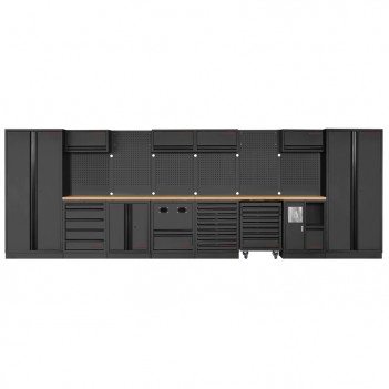 Mobilier d'atelier 8 éléments Mobilio noir 3964Q-BLK Kraftwerk