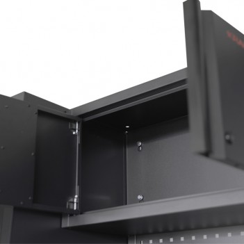 Mobilier d'atelier 2 éléments larges Mobilio noir 3964K-BLK-021 Kraftwerk