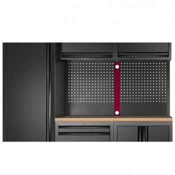 Barre de connexion pour panneaux perforés BLK Mobilio noir Kraftwerk