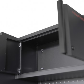 Meuble haut 2 portes Mobilio noir 3964-31-BLK Kraftwerk