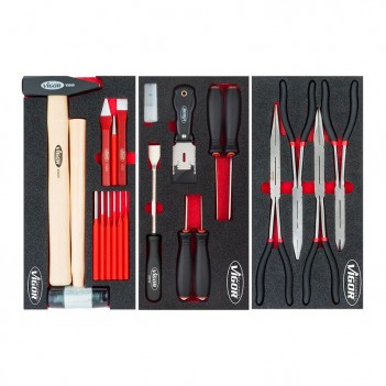 Servante d'atelier L 442 outils V1901-X/442 Vigor