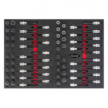 Servante d'atelier L 376 outils V1901-X/376 Vigor