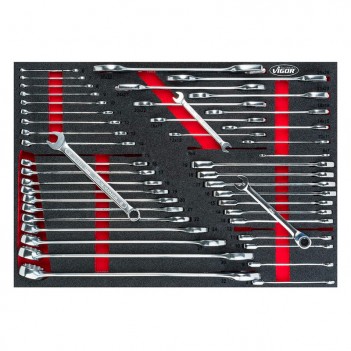 Servante d'atelier L 376 outils V1901-X/376 Vigor