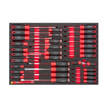 Servante d'atelier L avec porte 298 outils pour camion / tracteur V4813/NKW Vigor