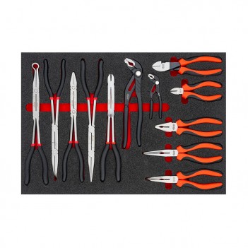 Servante d'atelier L avec porte 298 outils pour camion / tracteur V4813/NKW Vigor