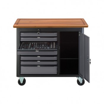 Servante d'atelier L avec porte 298 outils pour camion / tracteur V4813/NKW Vigor