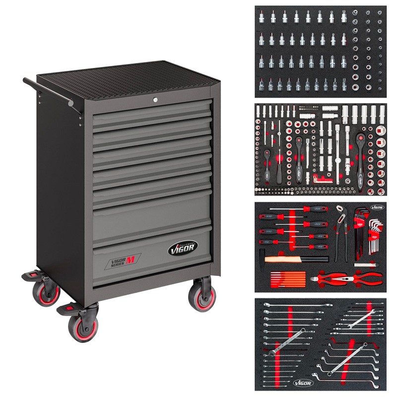 Werkstattwagen M 320 Werkzeuge V2712N Vigor