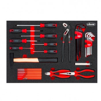 Servante d'atelier M 320 outils V2712N Vigor