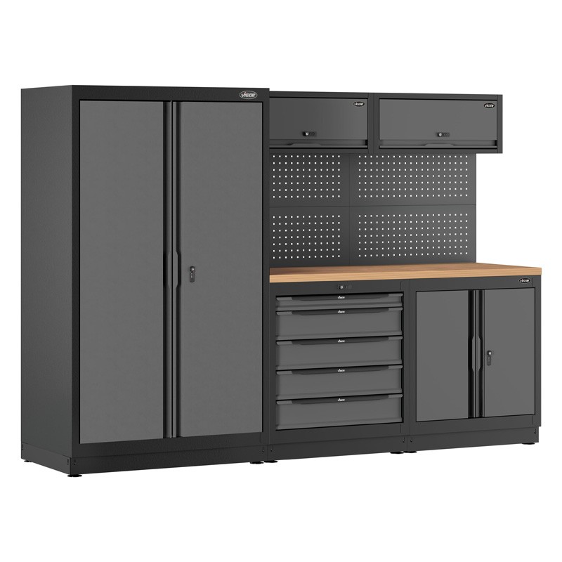 Mobilier d'atelier 3 éléments profondeur 700 mm V6000-3XD Vigor
