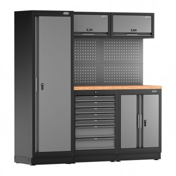 Mobilier d'atelier 3 éléments profondeur 500 mm V6000-3 Vigor