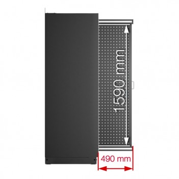 Hoher zweitüriger Schiebeschrank XD V6000-063XD Vigor