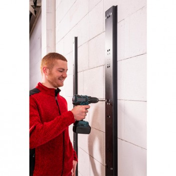 Jeu de supports pour panneau perforé agencement atelier Vigor