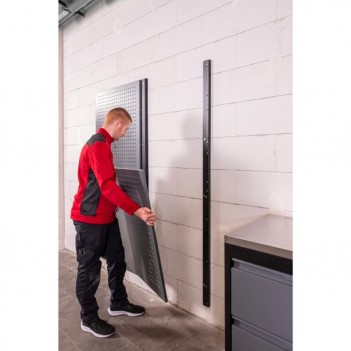 Jeu de supports pour panneau perforé agencement atelier Vigor