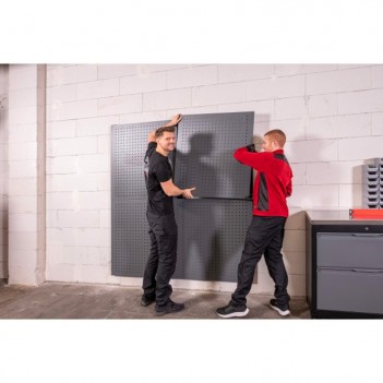Jeu de supports pour panneau perforé agencement atelier Vigor