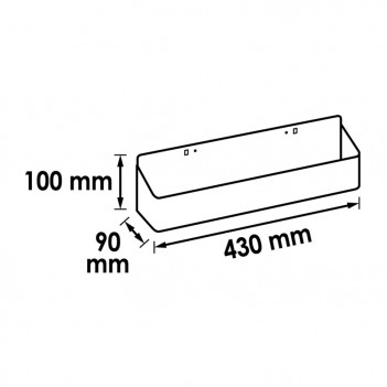Support pour aérosol pour agencement d'atelier V6000-051 Vigor