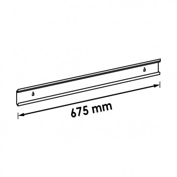 Baguette de suspension pour bacs à bec V6000-052 Vigor