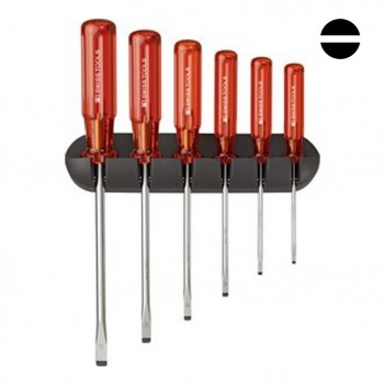 Satz flache Schraubendreher mit Wandhalterung PB Swiss Tools PB 240