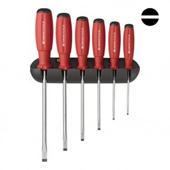 Satz flache Schraubendreher mit Wandhalterung PB Swiss Tools PB 8240