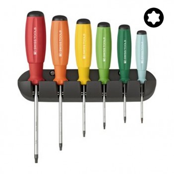 Jeu de tournevis Torx avec support mural PB Swiss Tools PB 8440 RB