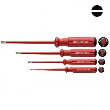 Jeu tournevis Slim fente, isolés Swiss Tools PB 5538 SL