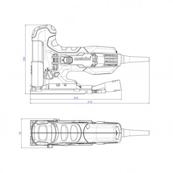 Scie sauteuse STE 100 QUICK 710W Metabo