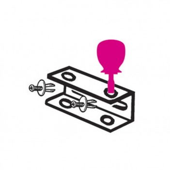 Support métallique pour 2 mini tournevis pour C45PRO Beta