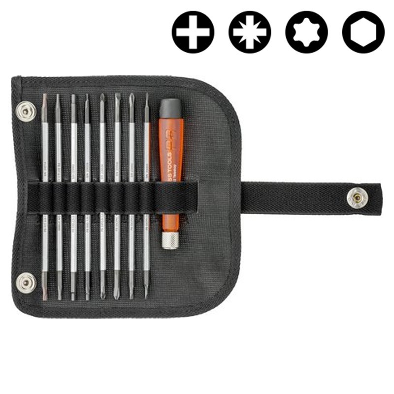 Jeu de tournevis avec lames changeables PB Swiss Tools PB 515 Jeu de tournevis avec lames changeables PB Swiss Tools PB 515