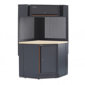 Mobilier d’atelier en angle 8 éléments C45PRO 2.0 D Beta
