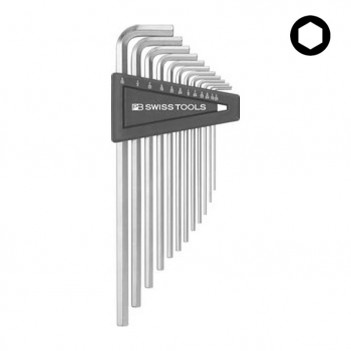 Jeu de clés mâles 6 pans longues PB Swiss Tools PB 214Z.H-12