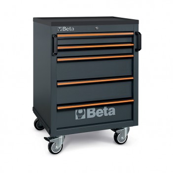Werkstattwagen mit 5 Schubladen C45PRO 2.0 C5 für C45PRO Werkstatteinrichtung Beta