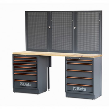 Werkstatteinrichtung 2 Elemente Werkbank C45PRO 2.0 BP-2,0 Beta