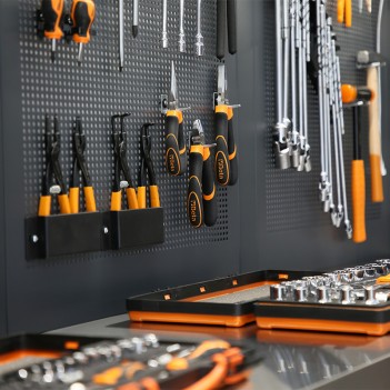 Feststehendes Modul 2 durchsichtige Türen 1360 mm C45PRO 2.0 MAT für Werkstatteinrichtung C45PRO Beta