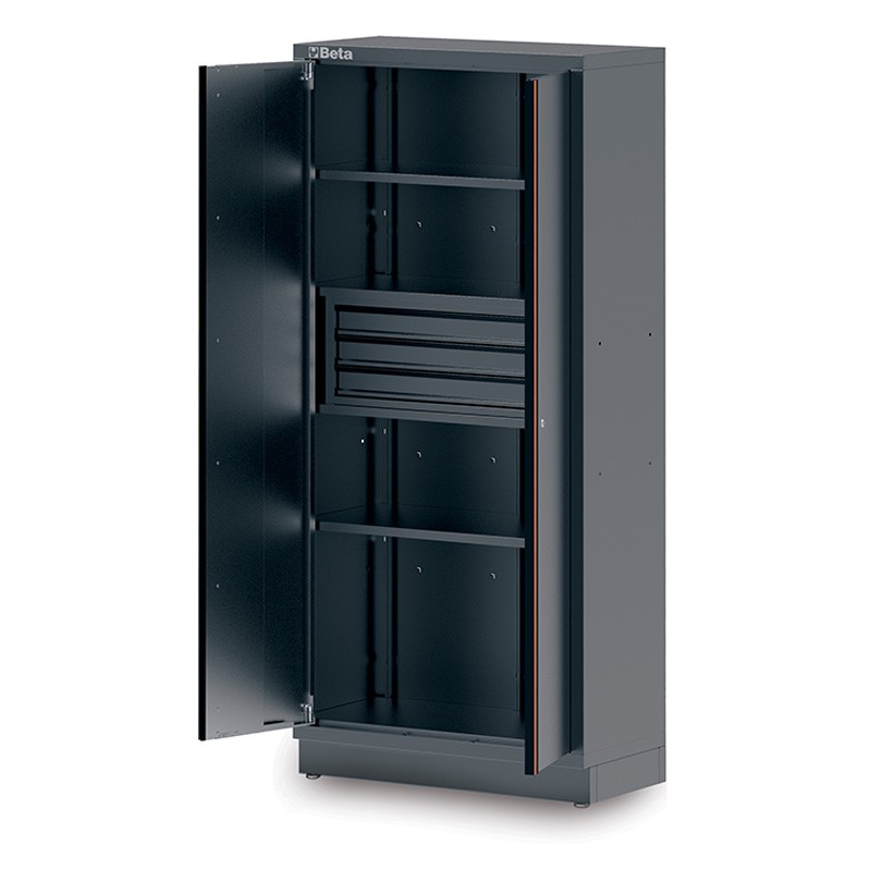 Armoire métallique 2 portes avec 3 tiroirs C45PRO 2.0 AS2/3C Beta