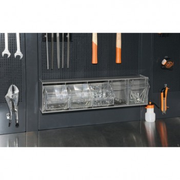 5 bacs de rangement en matière plastique PM/5C pour C45PRO Beta