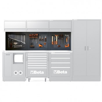 Composition de 85 outils pour panneaux porte-outils perforés 5958U Beta