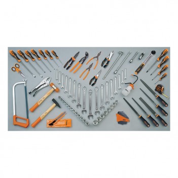 Composition de 85 outils pour panneaux porte-outils perforés 5958U Beta