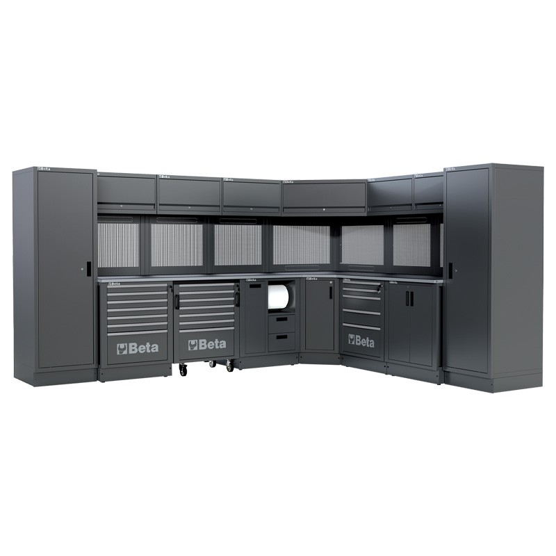 Mobilier d’atelier en angle 8 éléments RSC50 2.0 I Beta
