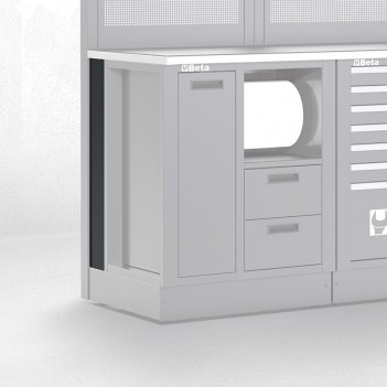 Plan de travail métallique avec revêtement en PVC RSC50 2.0 NPG Beta