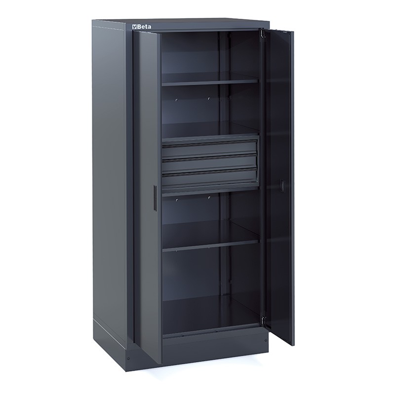 Armoire métallique à 2 portes et tiroirs RSC50 2.0 A2/3C pour ameublement RSC50 Beta